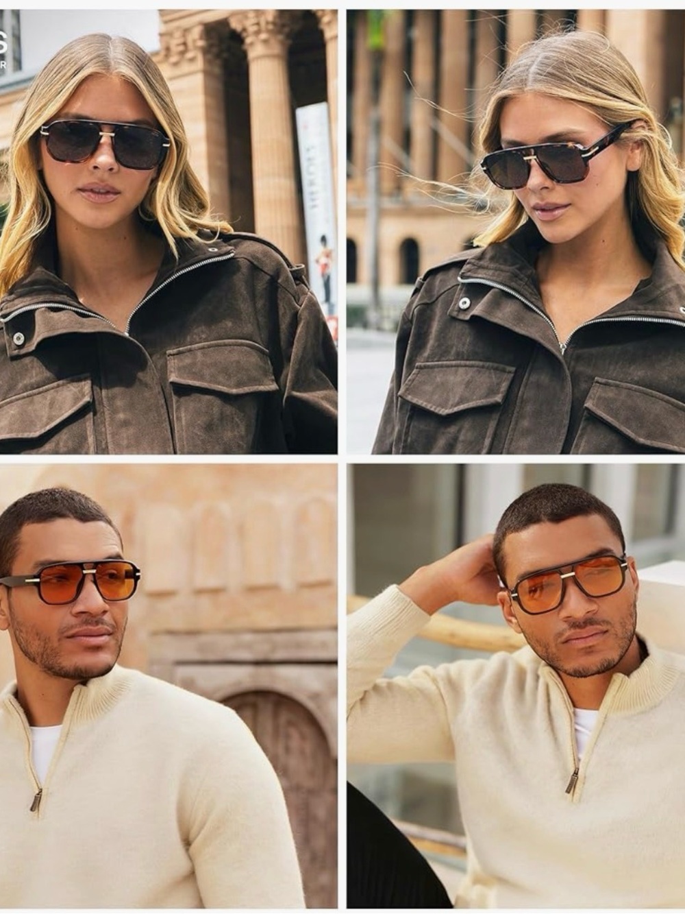 NEW Tortoiseshell Aviator Sunglasses - Brown Gradient Lenses